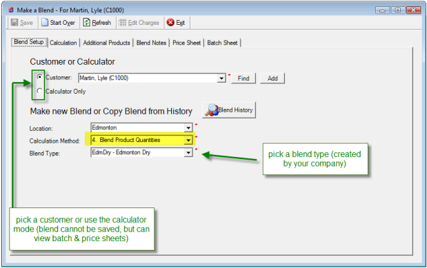 Calculation Method: Product Quantities