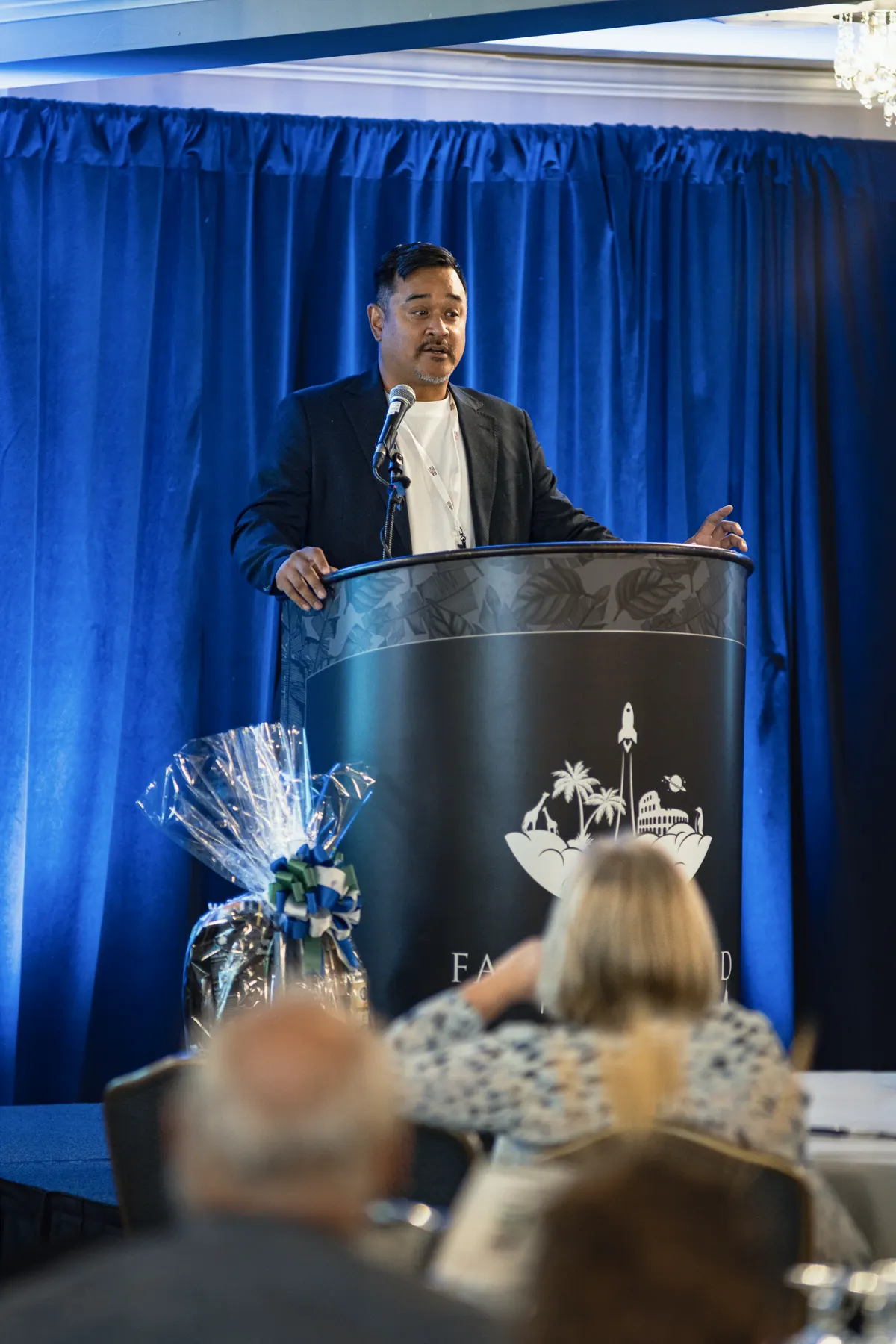 Speaker presenting