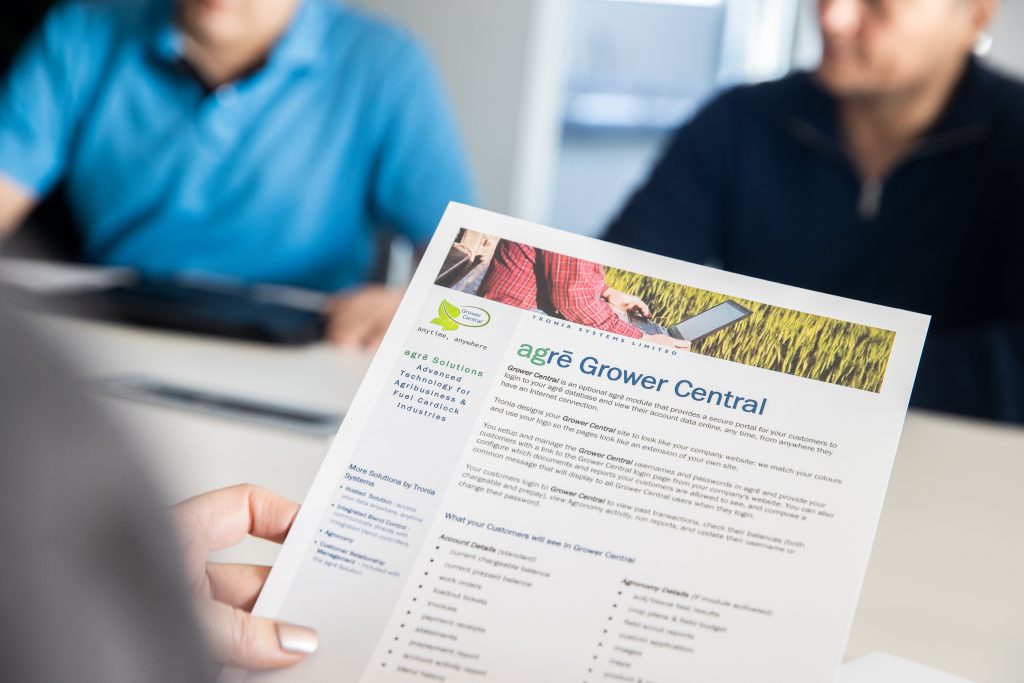 agrē Grower Central brochure