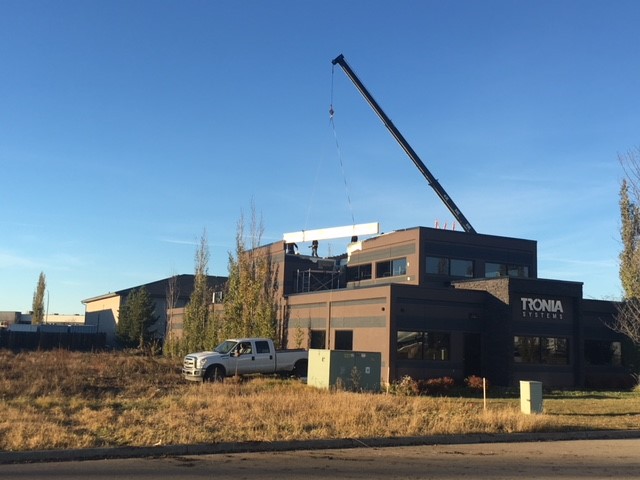 Tronia office building reconstruction after fire