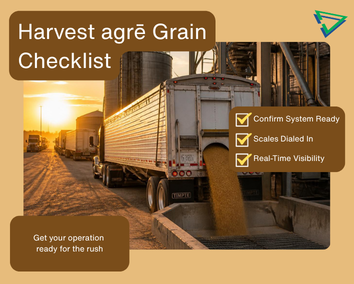 Harvest agrē Grain Checklist