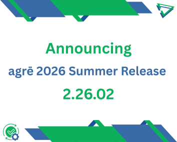 agrē Version 2.26.02 Release